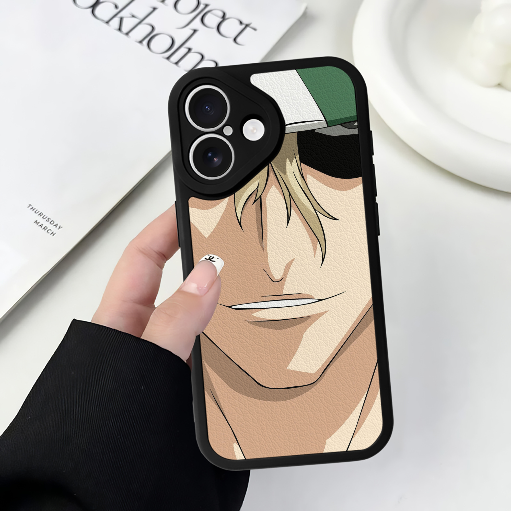 （画像用） ブリーチ BLEACH 【iPhone 16シリーズ対応】シリコンスマホケース（レザー調） 材質：シリコン